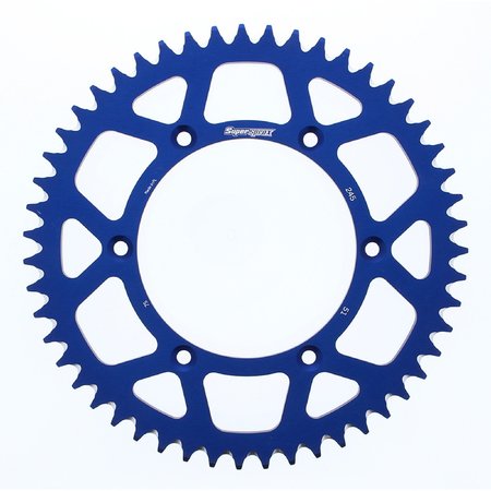 SUPERSPROX Blue Aluminum Sprocket For Yamaha YZ250 1999-2018, YZ400F 1999 RAL-245-51-BLU